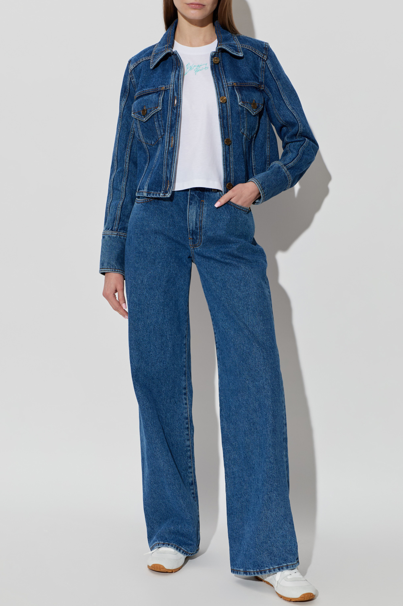 Balmain Denim jacket | Women's | Vitkac